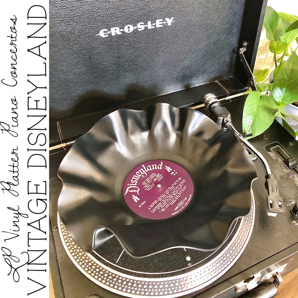 Vintage Disneyland Sculpted LP Vinyl Platter